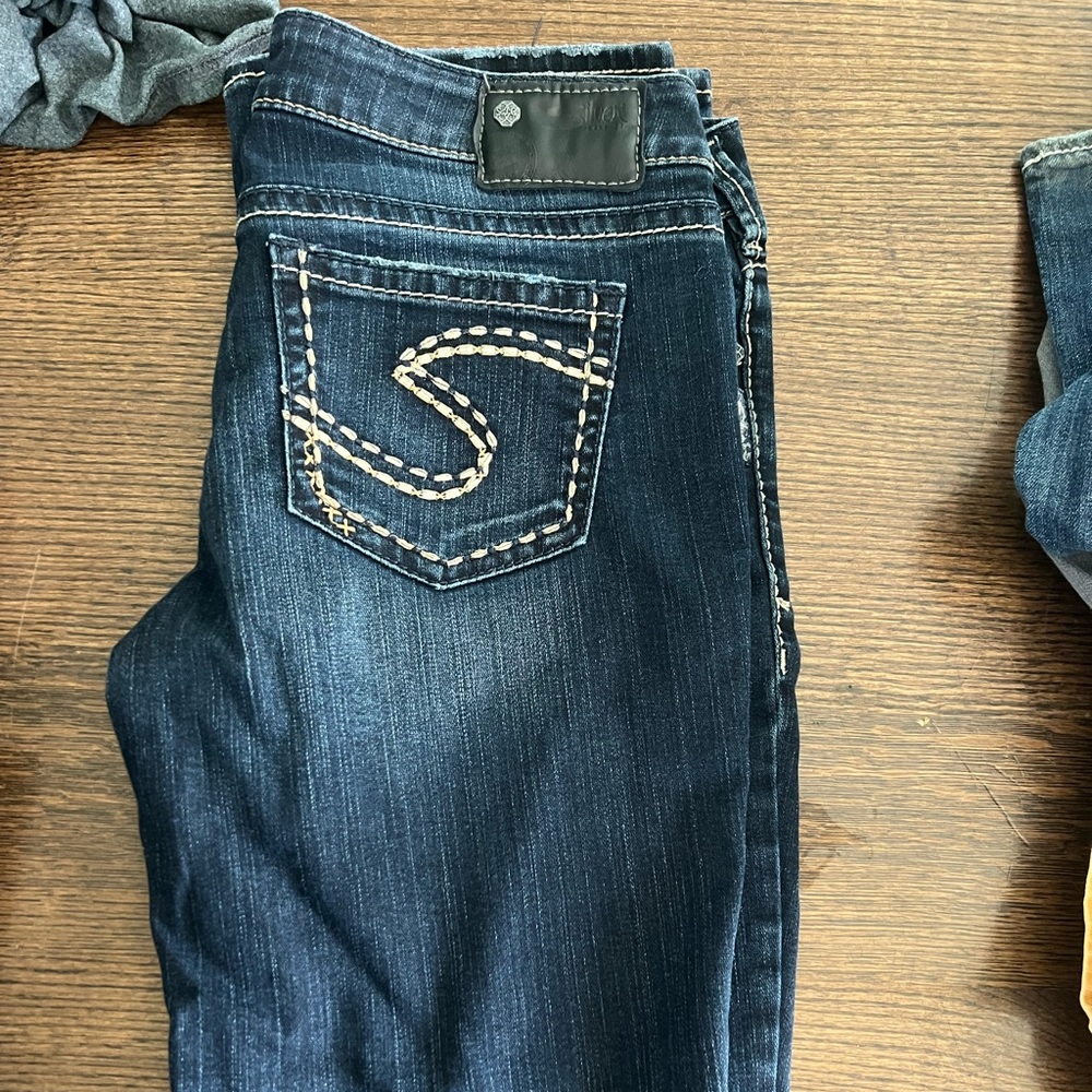 Silver jeans